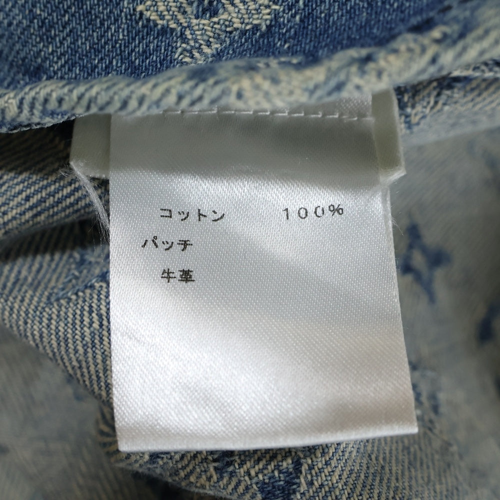 SUPREME(シュプリーム) 17AW Jacquard Denim Baseball Jersey モノグラム ジャガードデニムベースボールジャージー 半袖シャツ インディゴ HDD92WALL 406N