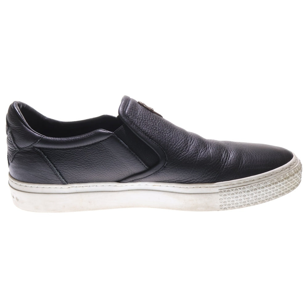 CHROME HEARTS(クロムハーツ) SLIP ON スリッポン CHプラス レザーパッチ ダガー ローカットスニーカー ブラック/ホワイト