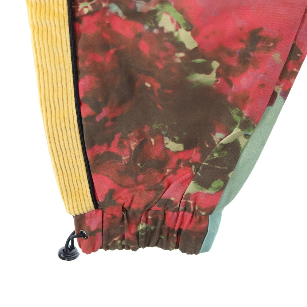 drew house(ドリューハウス) Bougainvillea track pants ブーゲンビリア コーデュロイサイドライン トラックパンツ マルチカラー