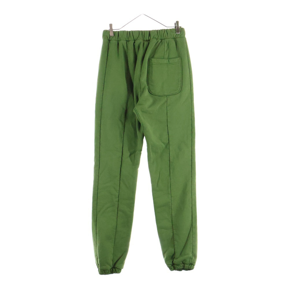 drew house(ドリューハウス) フロントロゴプリント コットン スウェットパンツ グリーン