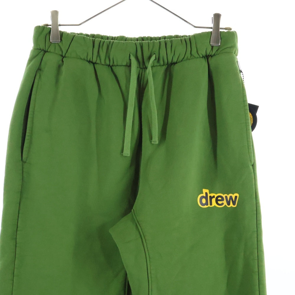 drew house(ドリューハウス) フロントロゴプリント コットン スウェットパンツ グリーン