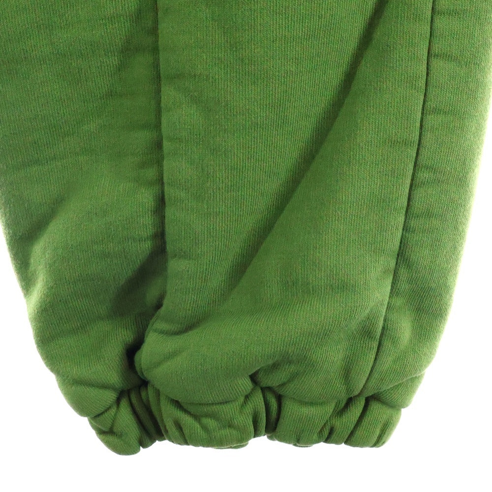 drew house(ドリューハウス) フロントロゴプリント コットン スウェットパンツ グリーン