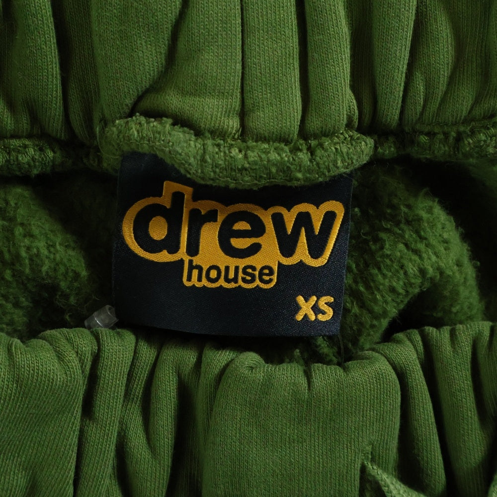 drew house(ドリューハウス) フロントロゴプリント コットン スウェットパンツ グリーン