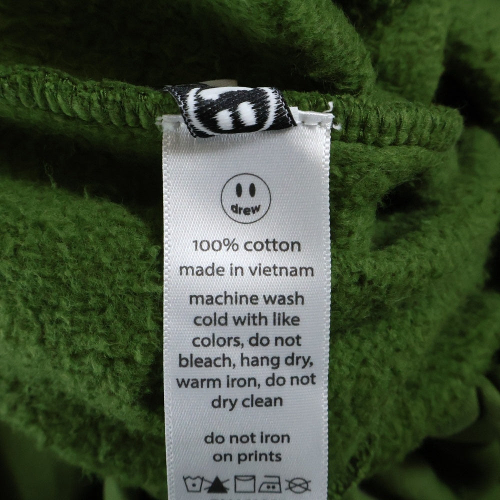 drew house(ドリューハウス) フロントロゴプリント コットン スウェットパンツ グリーン