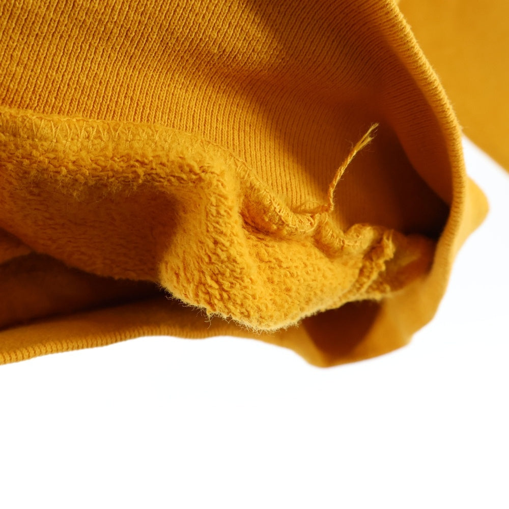 drew house(ドリューハウス) FRONT LOGO MASCOT HOODIE フロントロゴプリントプルオーバースウェットパーカー フーディー イエロー