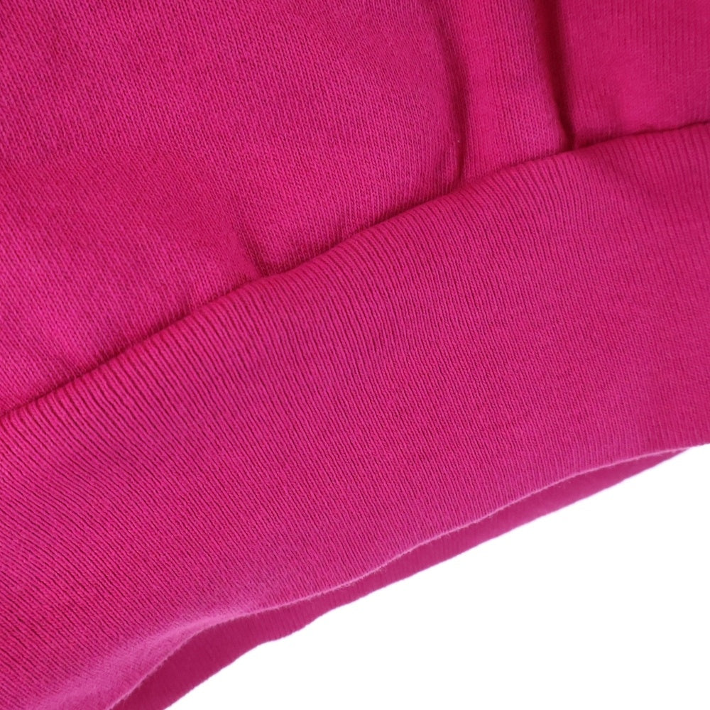 drew house(ドリューハウス) FRONT LOGO MASCOT HOODIE フロントロゴプリントプルオーバースウェットパーカー フーディー ピンク