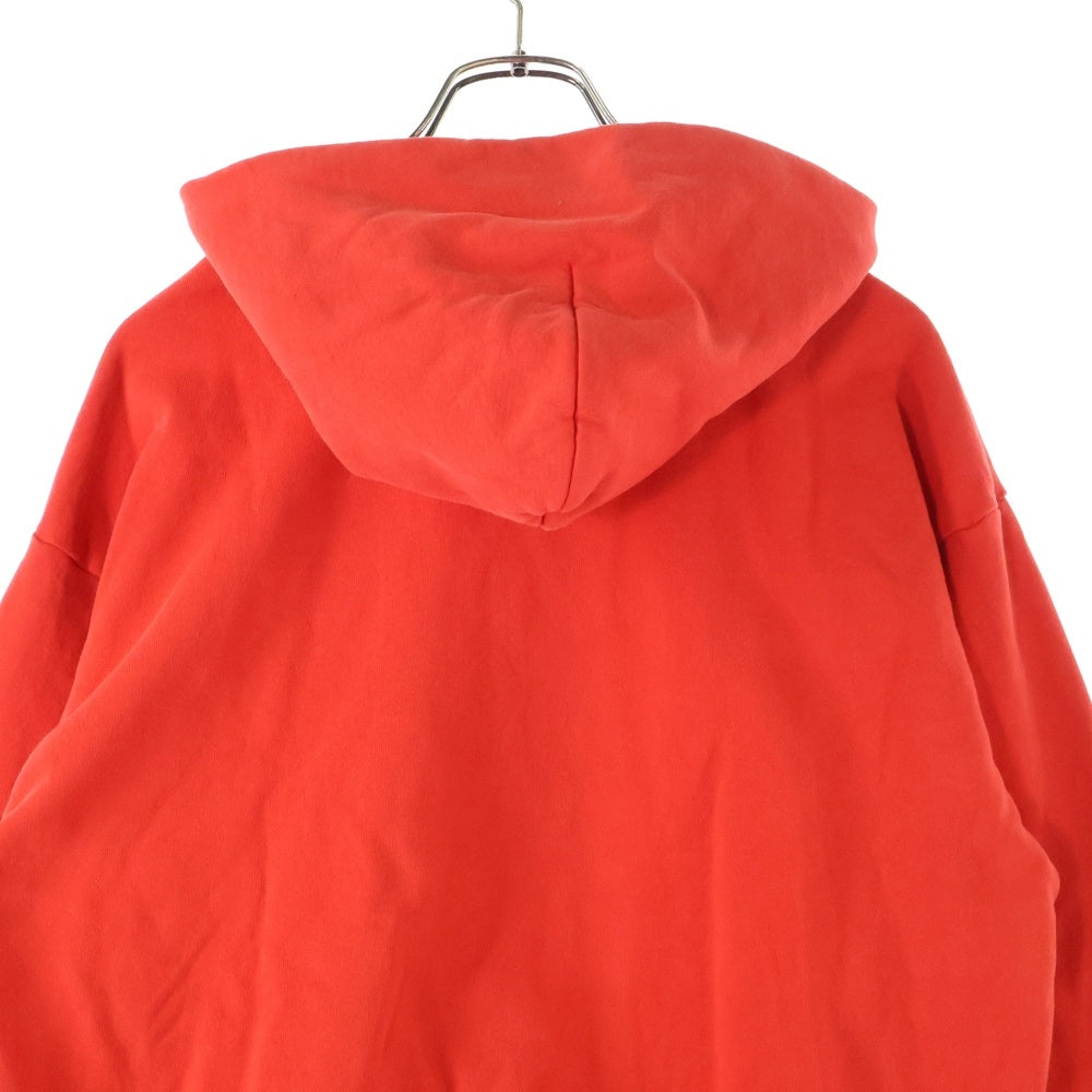 drew house(ドリューハウス) FRONT LOGO MASCOT HOODIE フロントロゴプリントプルオーバースウェットパーカー フーディー レッド