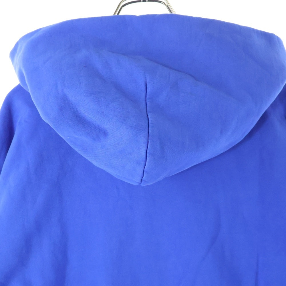 drew house(ドリューハウス) FRONT LOGO MASCOT HOODIE フロントロゴプリントプルオーバースウェットパーカー フーディー ブルー