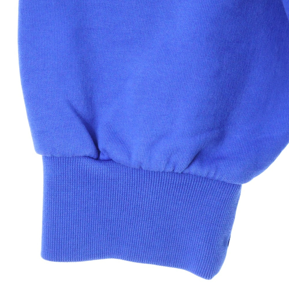 drew house(ドリューハウス) FRONT LOGO MASCOT HOODIE フロントロゴプリントプルオーバースウェットパーカー フーディー ブルー