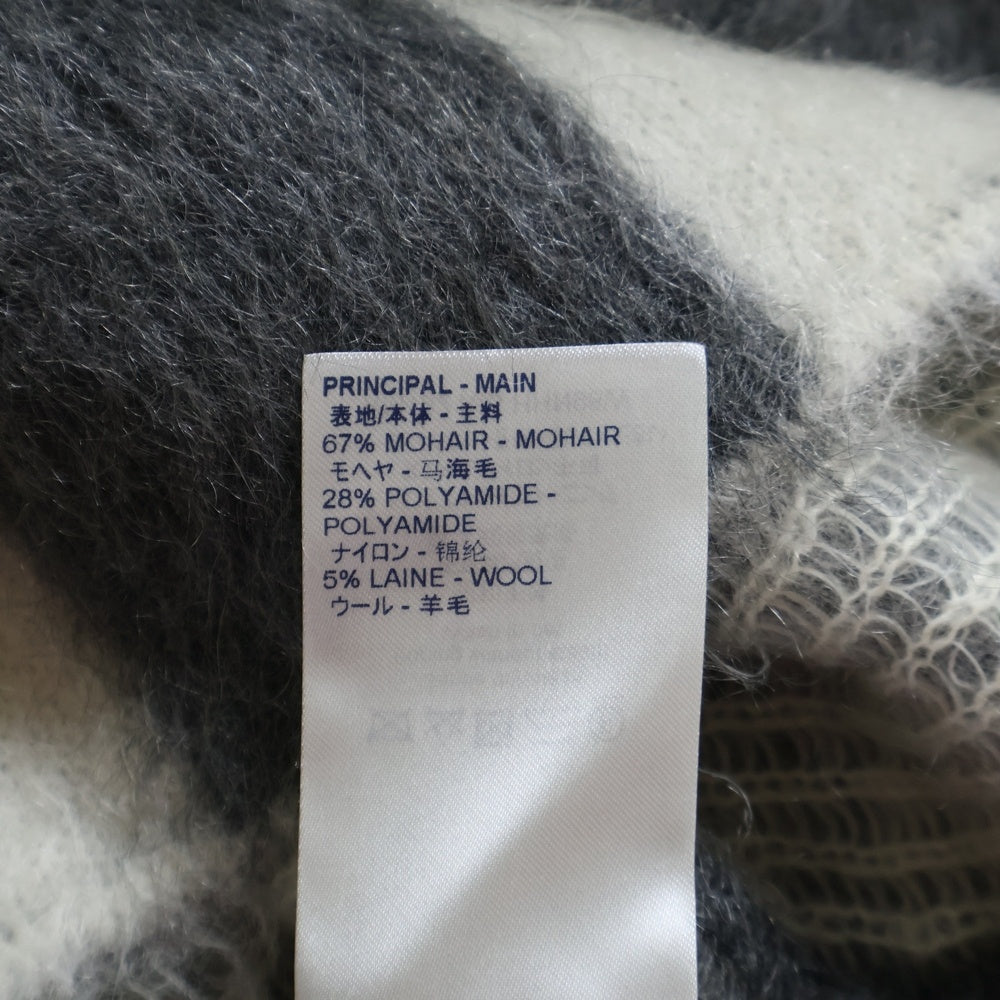 LOUIS VUITTON(ルイヴィトン) 19AW USAフラッグ モヘアニットセーター グレー RM192 RIS HHN98W