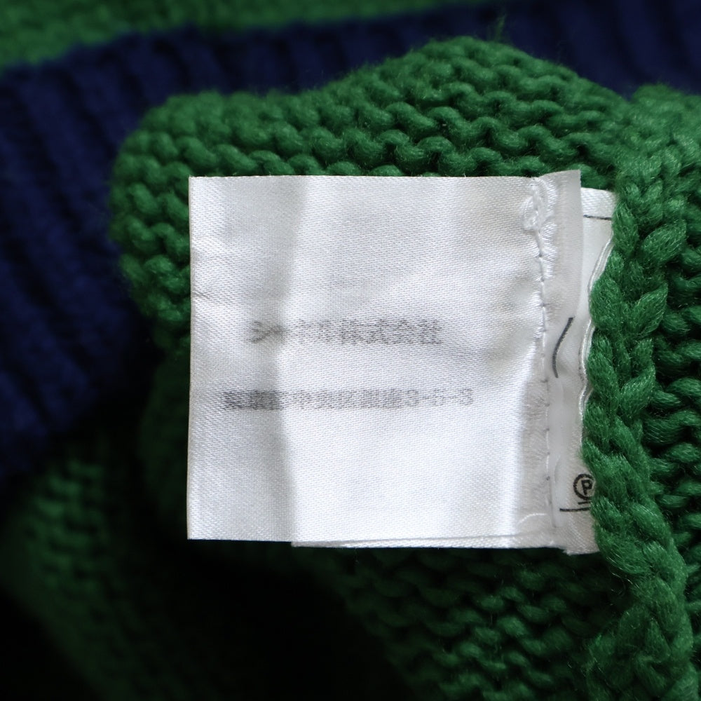 CHANEL(シャネル) フラワーワッペン付き ケーブルニットカーディガン レディース グリーン P52021K06682