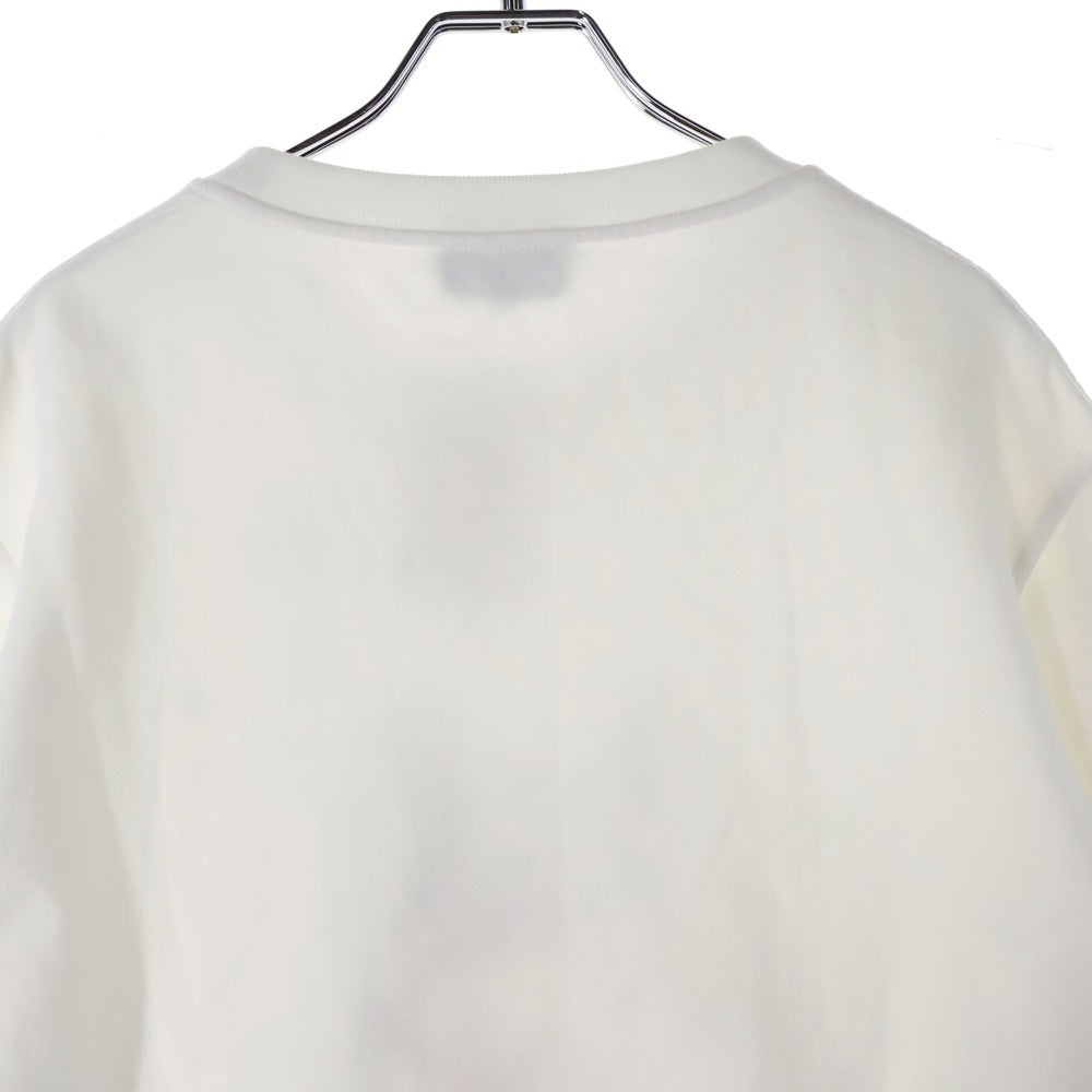 HERMES(エルメス) 23SS Scub'H 裏起毛 フロントロゴ スウェットトレーナー ホワイト