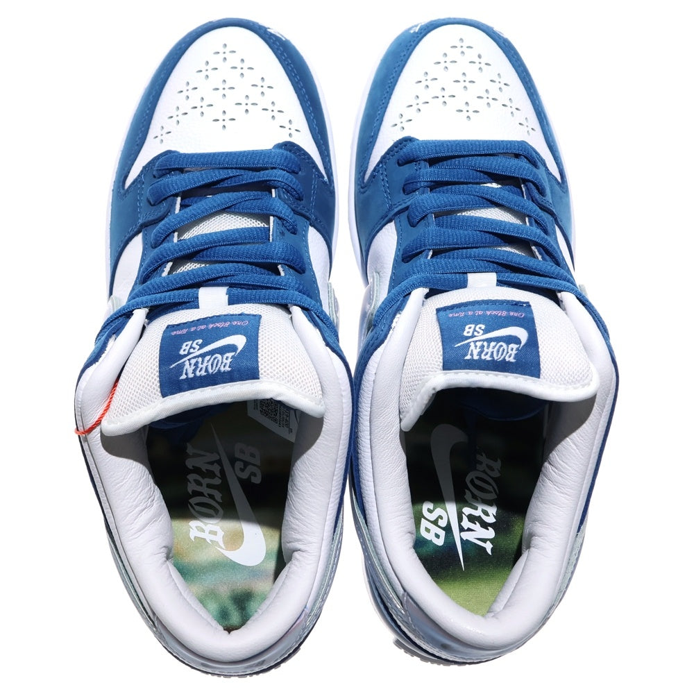 NIKE SB(ナイキエスビー) ×BORN X RAISED SB DUNK LOW PRO QS ONE BLOCK AT A TIME ボーンアンドレイズド SBダンク ロー プロ ローカットスニーカー US8/26cm FN7819-400