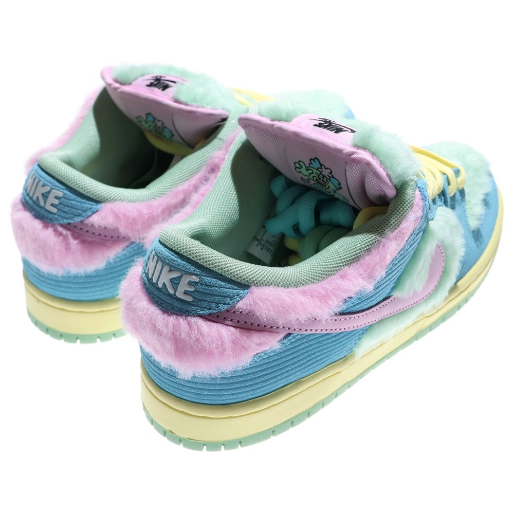 NIKE SB(ナイキエスビー) ×VERDY DUNK LOW PRO QS VISTY BLUE GAZE AND ENAMEL GREEN ヴェルディ ダンク プロ ヴィスティ ローカットスニーカー マルチカラー US8/26cm FN6040-400