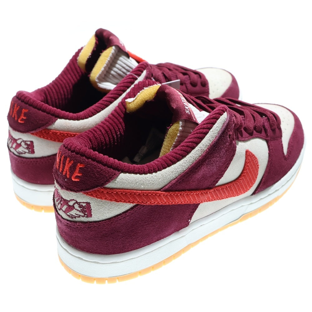 NIKE SB(ナイキエスビー) ×SKATE LIKE A GIRL SB DUNK LOW PRO DARK BEETROOT スケートライク ア ガール SBダンク プロ ダーク ビートルート ローカットスニーカー US8/26cm DX4589-600