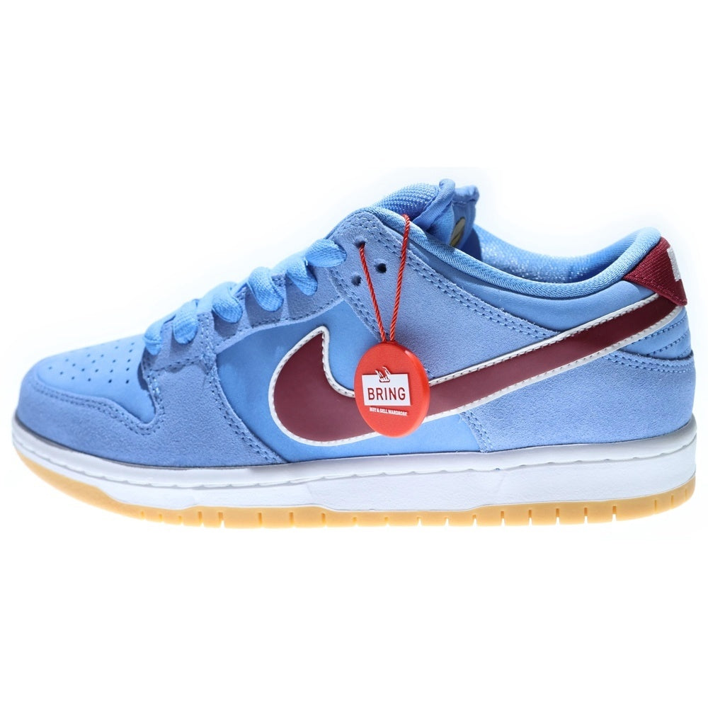 NIKE SB(ナイキエスビー) DUNK LOW PRM PHILADELPHIA PHILLIES ダンク プレミアム フィラデルフィア フィリーズ ローカットスニーカー ブルー US7.5/25.5cm DQ4040-400