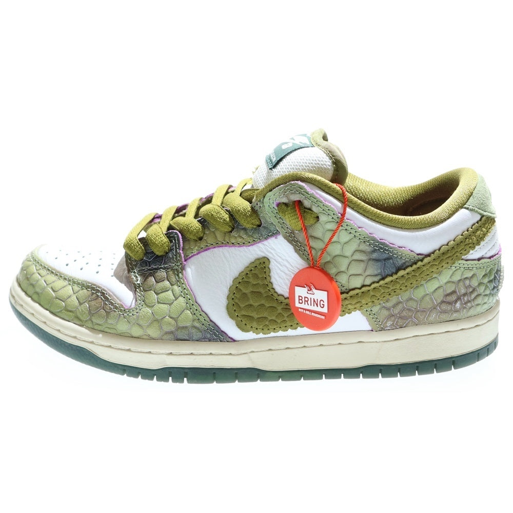 NIKE SB(ナイキエスビー) ×ALEXIS SABLONE DUNK LOW PRO WHITE AND PACIFIC MOSS ダンク ロー プロ ホワイト アンド パシフィックモス ローカットスニーカー HJ3386-300