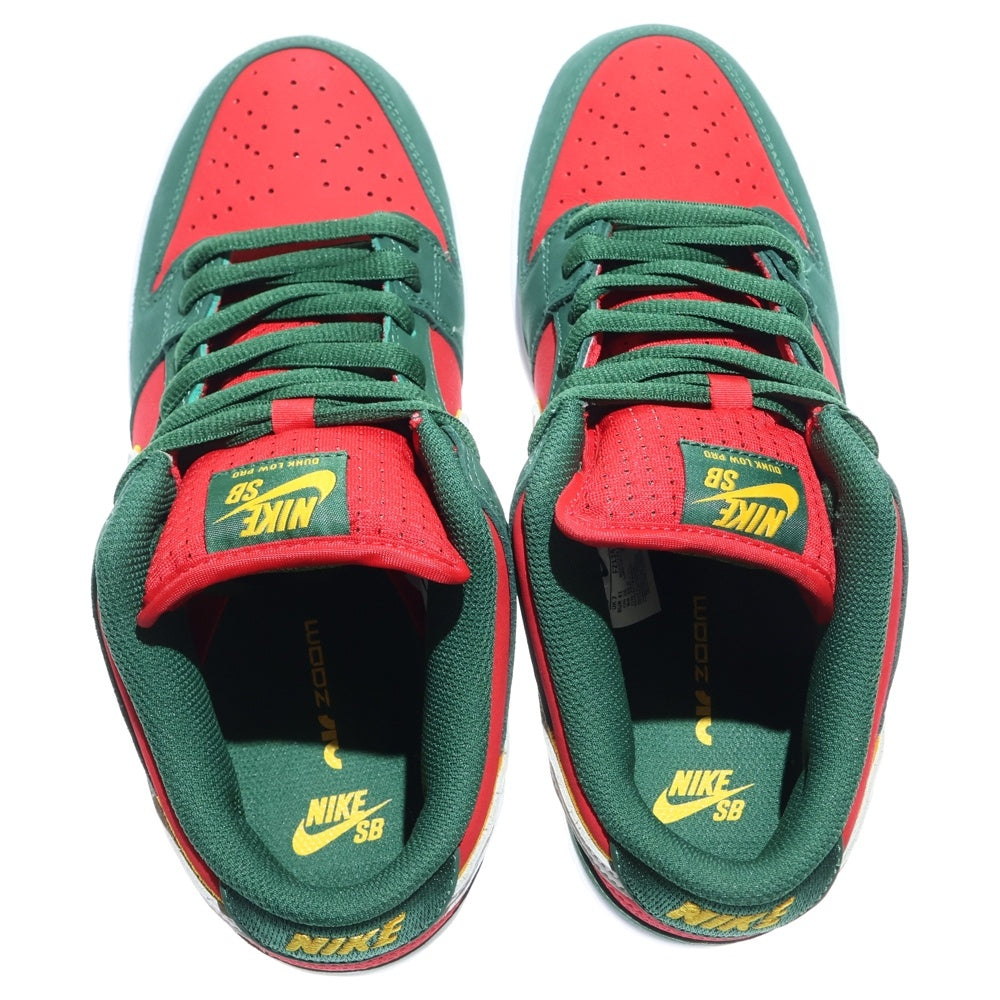 NIKE SB(ナイキエスビー) DUNK LOW SEATTLE SUPERSONICS ダンク シアトル スーパーソニックス ローカットスニーカー レッド/グリーン US8/26cm FZ1287-300