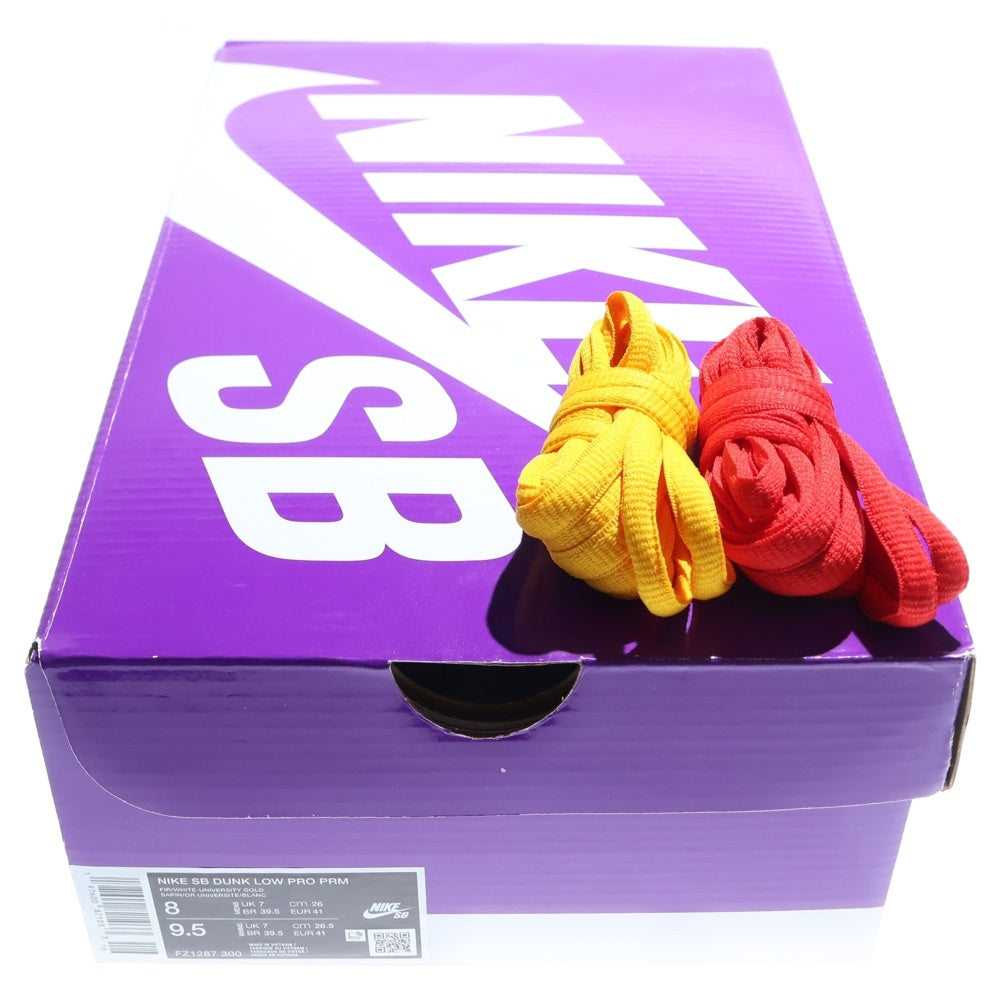 NIKE SB(ナイキエスビー) DUNK LOW SEATTLE SUPERSONICS ダンク シアトル スーパーソニックス ローカットスニーカー レッド/グリーン US8/26cm FZ1287-300