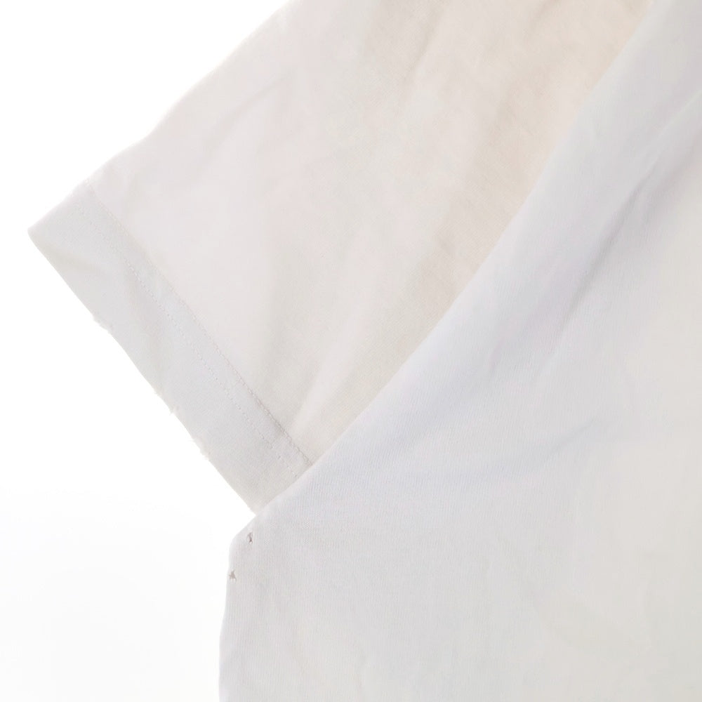 BALENCIAGA(バレンシアガ) Pierced T-shirt Oversized ピアス Tシャツ オーバーサイズ クルーネック半袖カットソー ホワイト 761460 TPVD4