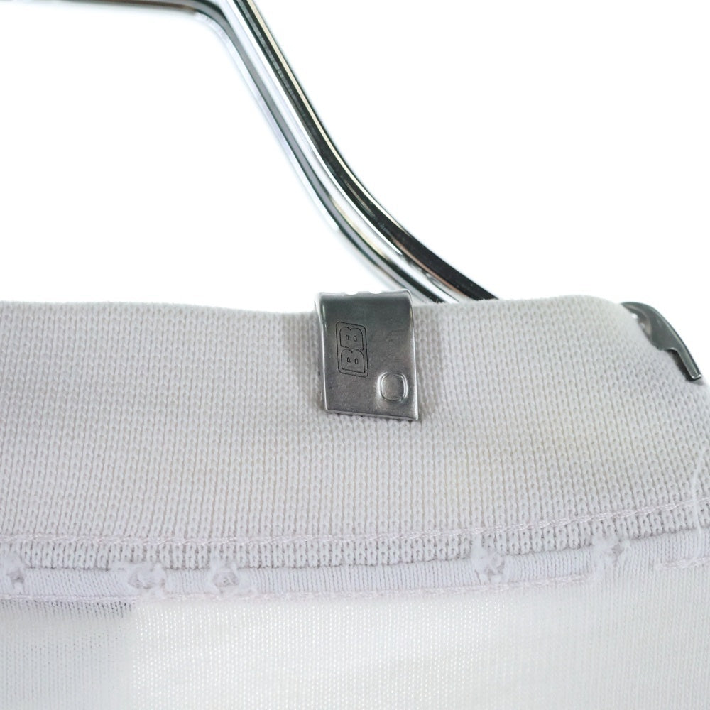 BALENCIAGA(バレンシアガ) Pierced T-shirt Oversized ピアス Tシャツ オーバーサイズ クルーネック半袖カットソー ホワイト 761460 TPVD4