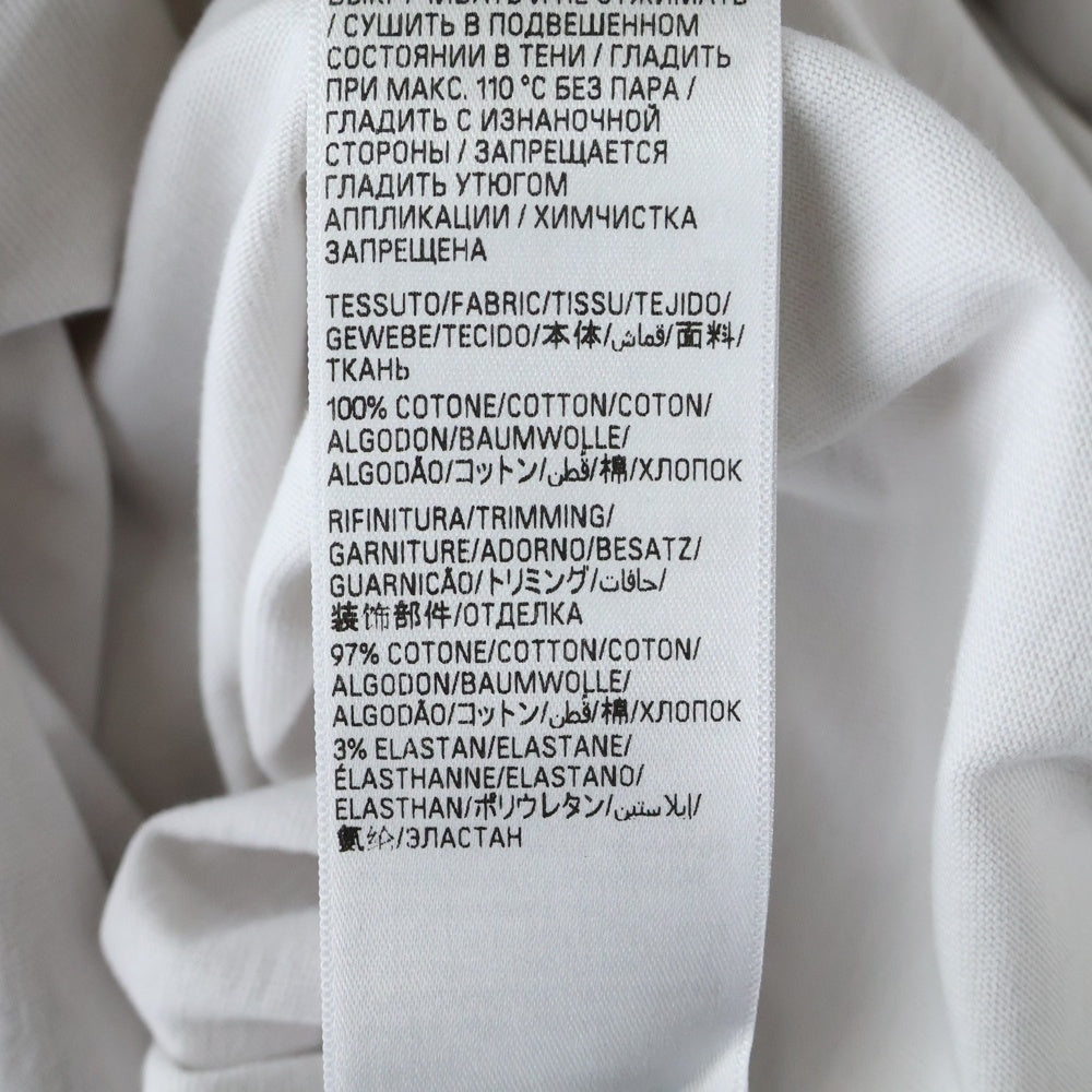 BALENCIAGA(バレンシアガ) Pierced T-shirt Oversized ピアス Tシャツ オーバーサイズ クルーネック半袖カットソー ホワイト 761460 TPVD4