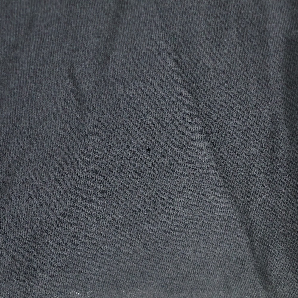 VINTAGE(ヴィンテージ) 90s METALLIOCA NINJA STAR 両面プリント 半袖 クルーネック Tシャツ ピンホール フェード グレー