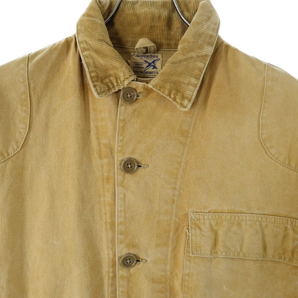 VINTAGE(ヴィンテージ) 50s SUPER DUX HAMILTON CRHARTT CO. HUNTING JACKET スーパーダックス ハミルトン カーハート ハンティング ジャケット キャメル