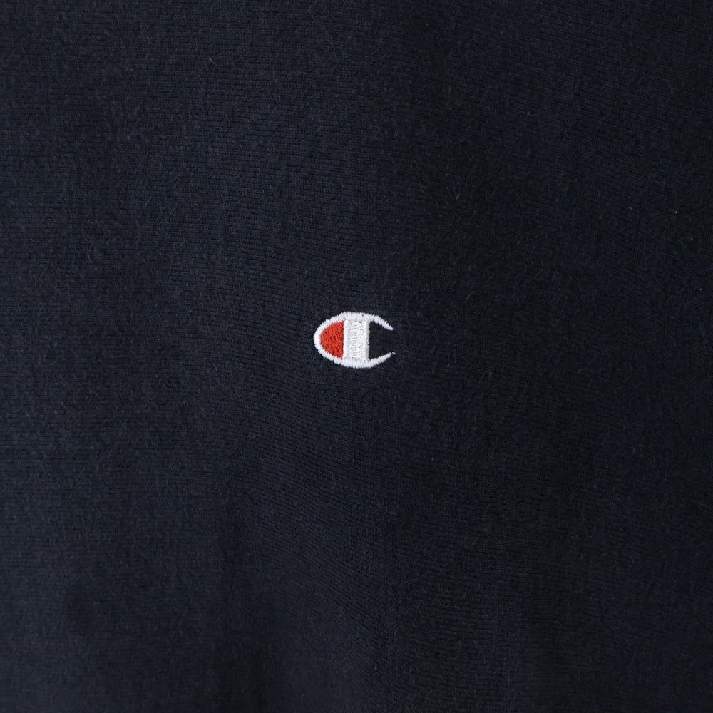 CHAMPION(チャンピオン) 90s 刺繍トリコタグ リバースウィーブ スウェット トレーナー 目あり ブラック