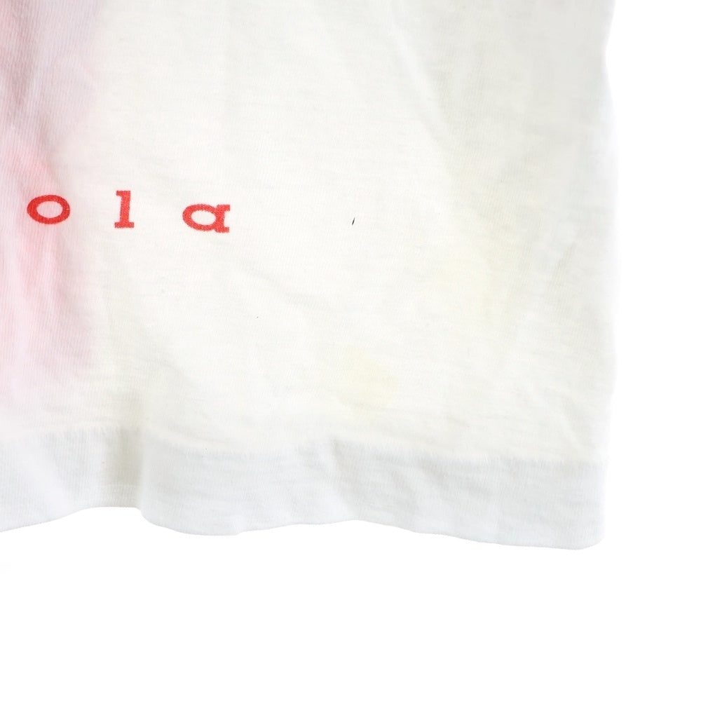 VINTAGE(ヴィンテージ) 90s Coca-Cola Red Hot Summer 企業Tシャツ 半袖 クルーネック Tシャツ ホワイト