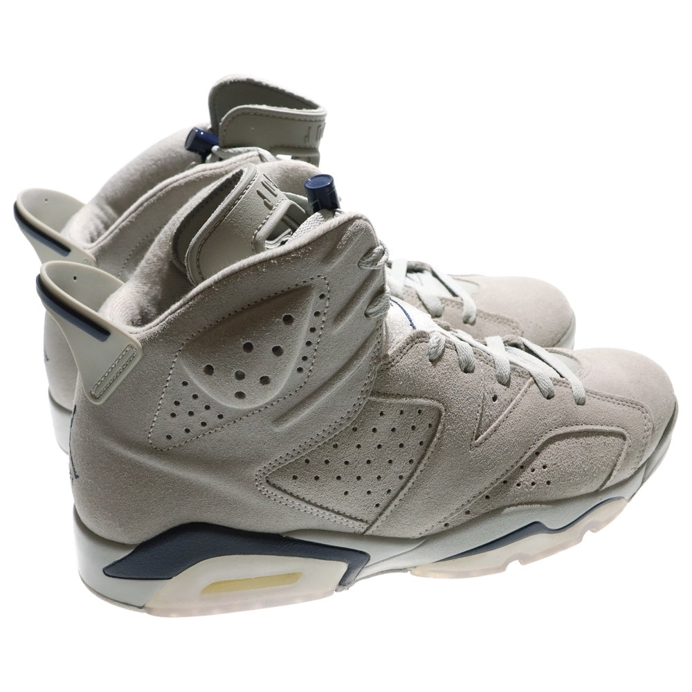 NIKE(ナイキ) AIR JORDAN 6 MAGNET AND COLLEGE NAVY エアジョーダン6 マグネットアンドカレッジネイビー ハイカットスニーカー CT8529-012 グレー US11/29.0cm