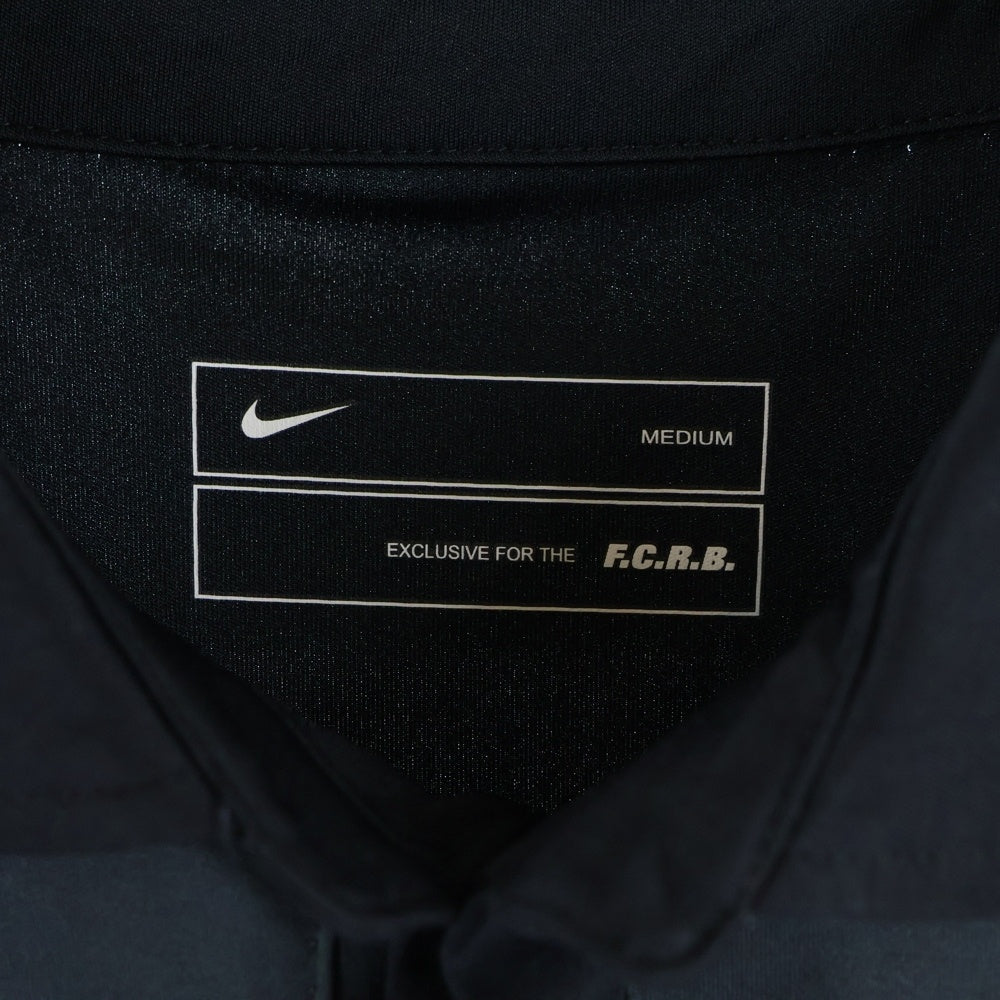 F.C.R.B./F.C.Real Bristol/FCRB(エフシーアールビー/エフシーレアルブリストル) ×NIKE RI-FIT S/S GAME SHIRT ナイキ ロゴラバープリント 半袖 ゲームシャツ ブラック 577349-014