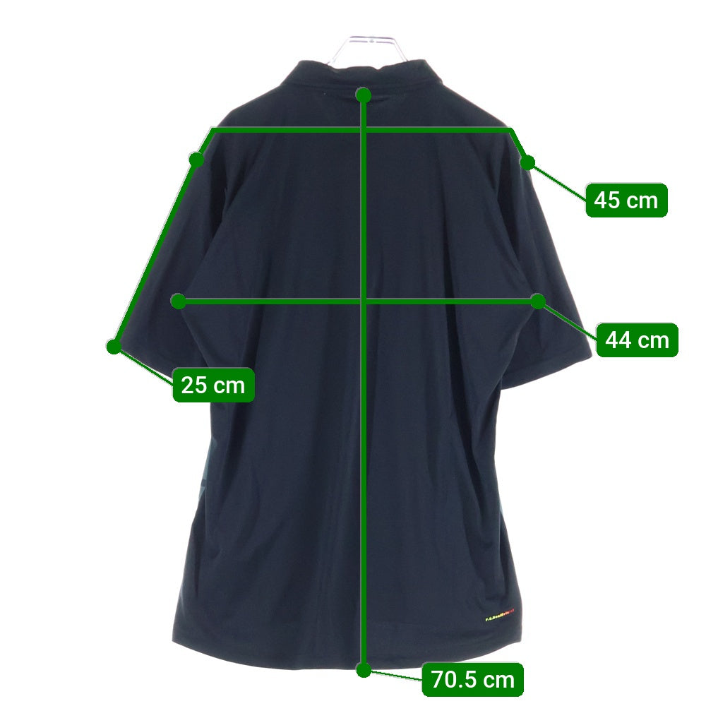 F.C.R.B./F.C.Real Bristol/FCRB(エフシーアールビー/エフシーレアルブリストル) ×NIKE RI-FIT S/S GAME SHIRT ナイキ ロゴラバープリント 半袖 ゲームシャツ ブラック 577349-014