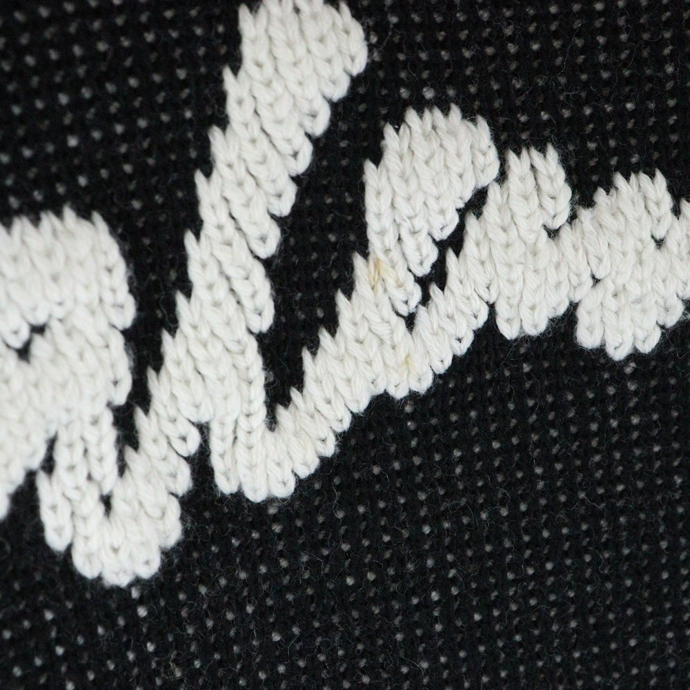 BALENCIAGA(バレンシアガ) 20AW CREWNECK 3D SCRIBBLE KNIT SWEATER クルーネック スクリブルニットセーター ブラック/ホワイト 628730 T3180 レディース