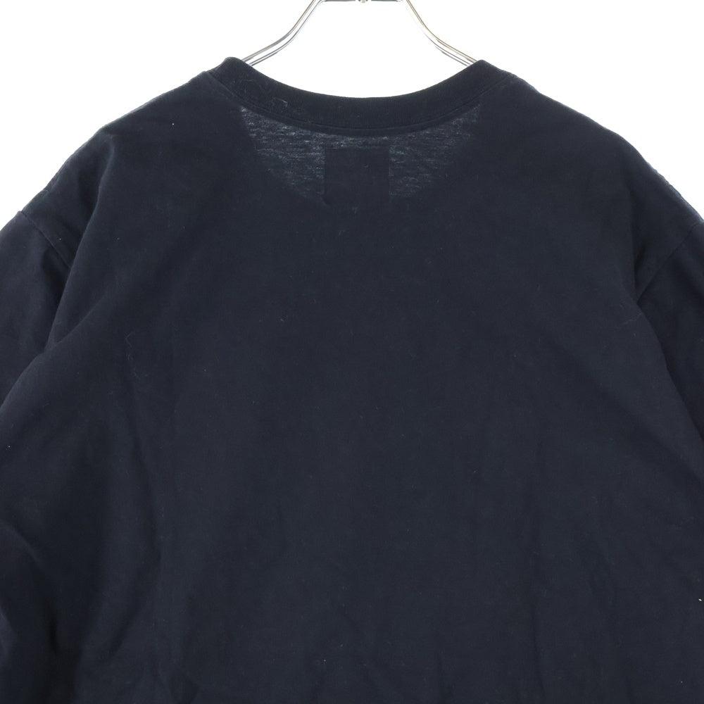 WTAPS(ダブルタップス) フロントロゴプリント 半袖 クルーネック Tシャツ ブラック