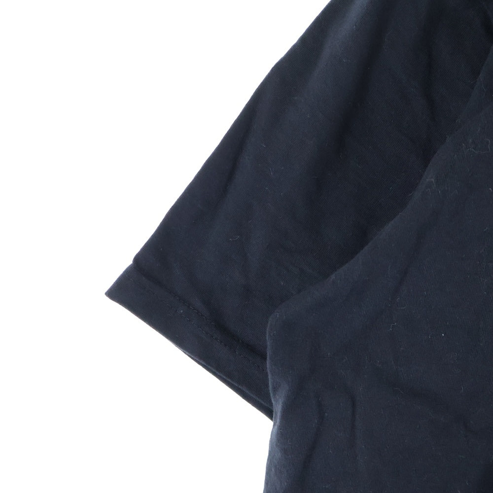 WTAPS(ダブルタップス) フロントロゴプリント 半袖 クルーネック Tシャツ ブラック