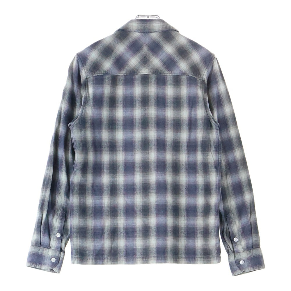 WTAPS(ダブルタップス) ROKUDENASHI 長袖シャツ ネルシャツ チェック グレー 102GWDT-SHM03