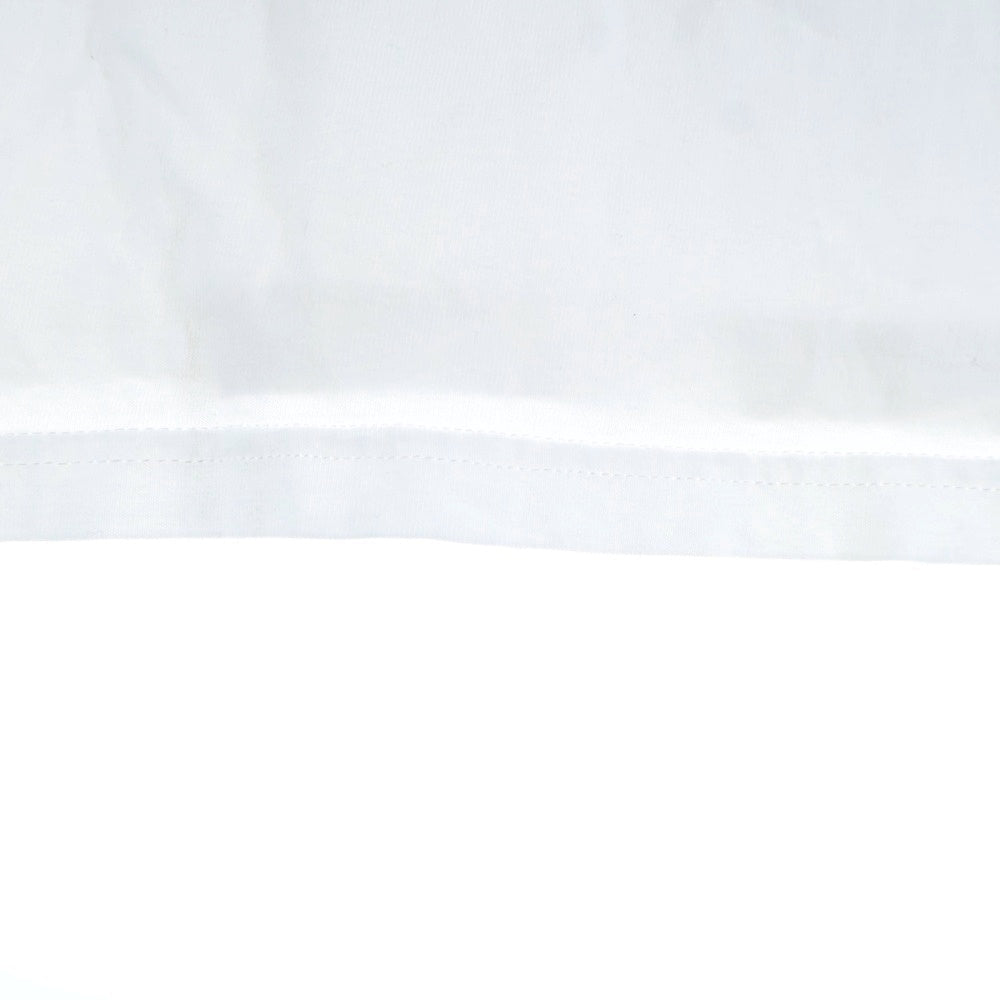 WTAPS(ダブルタップス) フロントロゴ プリント 袖刺繍 半袖 クルーネック Tシャツ ホワイト