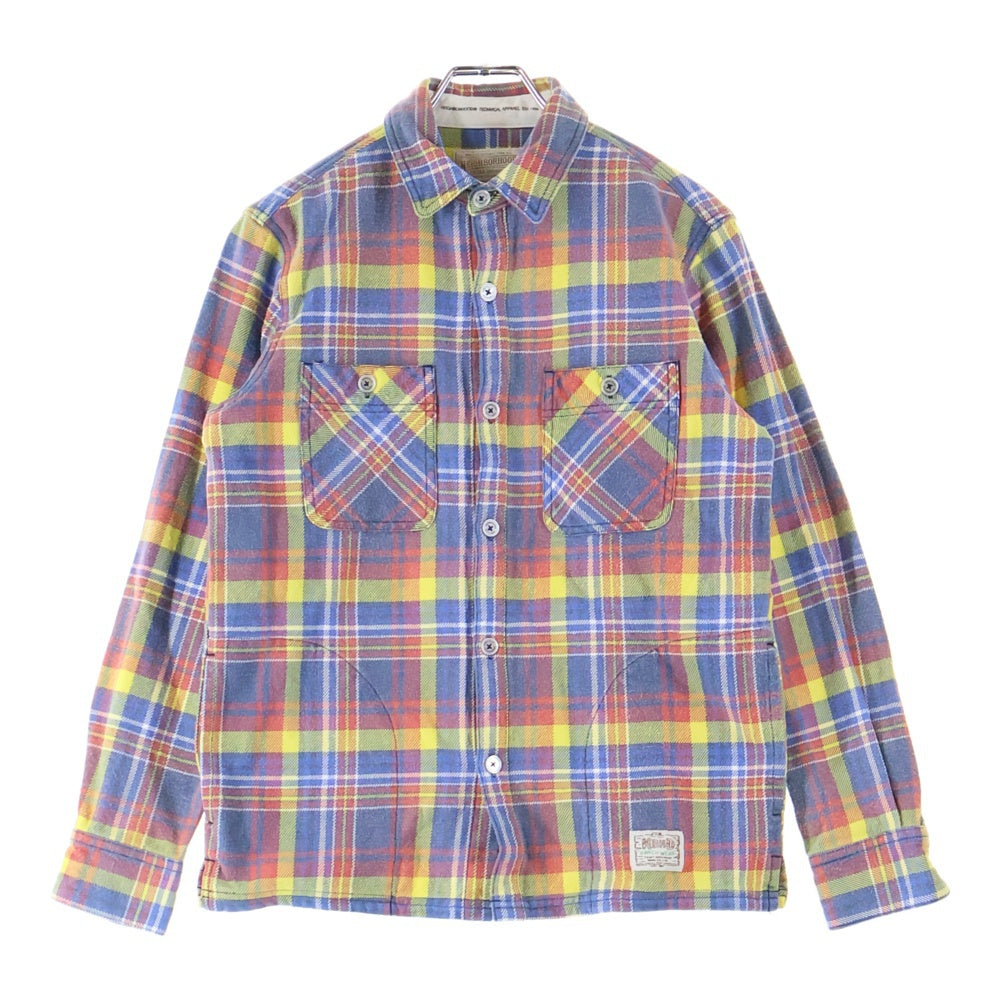NEIGHBORHOOD(ネイバーフッド) CLASS-5 NEL 長袖シャツ コットンシャツ ボタン チェック マルチカラー 131SECFN-SHM01