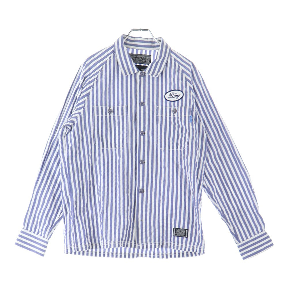 NEIGHBORHOOD(ネイバーフッド) フロントワッペン付 ストライプ 長袖