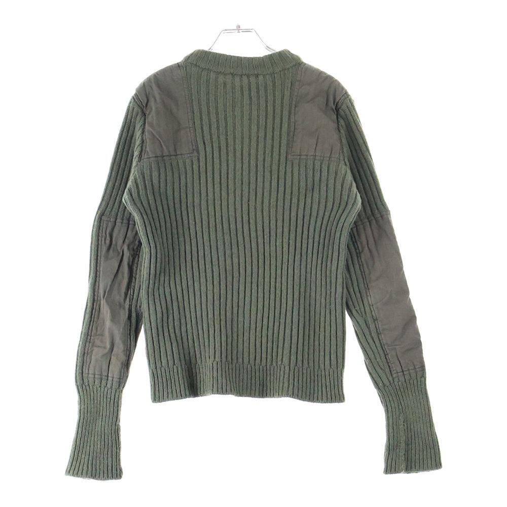 WTAPS(ダブルタップス) 14AW 142MADT-KNM02 YOUTHFUL DAYZ COMMANDER SEWATER WOOL クルーネック 長袖ニット セーター カーキ