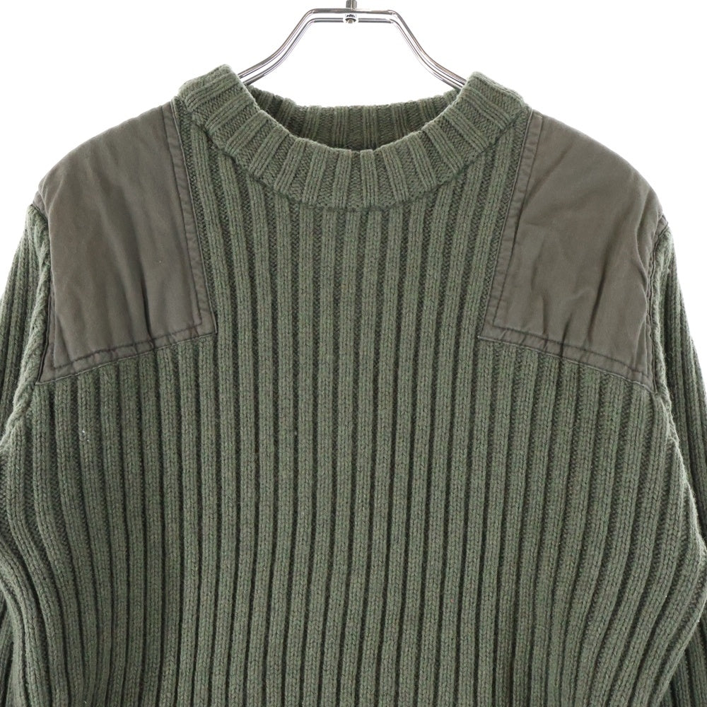 WTAPS(ダブルタップス) 14AW 142MADT-KNM02 YOUTHFUL DAYZ COMMANDER SEWATER WOOL クルーネック 長袖ニット セーター カーキ