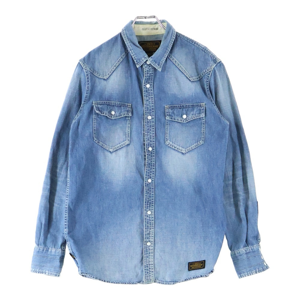 NEIGHBORHOOD(ネイバーフッド) 16AW RAWHIDE/C-SHIRT.LS 162NYNH-SHM01 デニムウエスタンシャツ 長袖シャツ インディゴ 162NYNH-SHM01