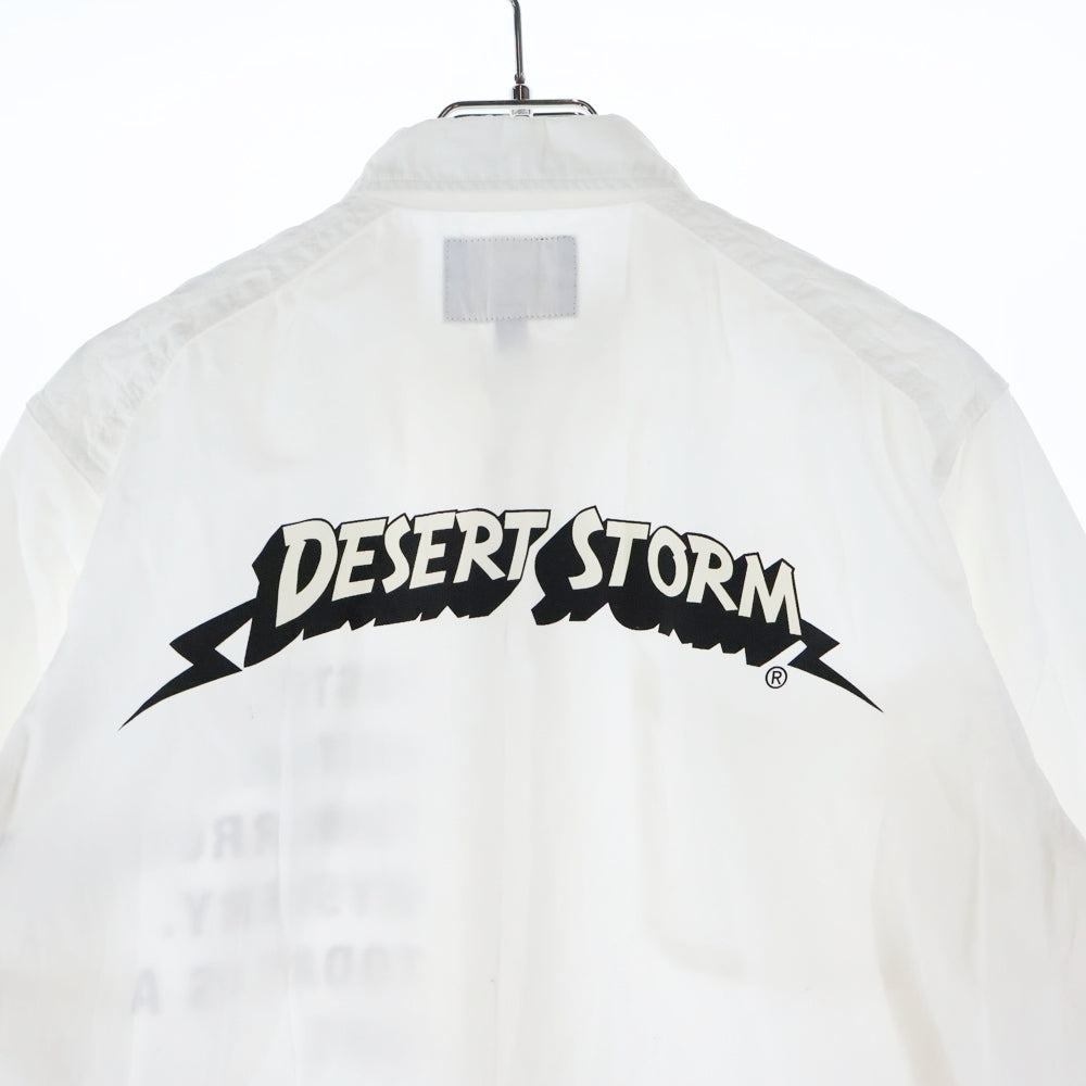 WTAPS(ダブルタップス) FURRIES LS SHIRTS 両面プリント 長袖シャツ ホワイト 092SPDT-SHM06