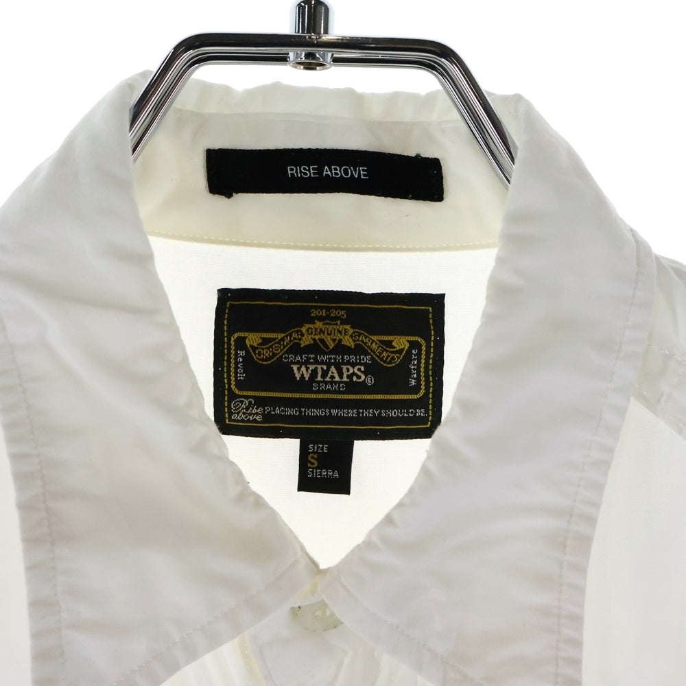 WTAPS(ダブルタップス) FURRIES LS SHIRTS 両面プリント 長袖シャツ ホワイト 092SPDT-SHM06