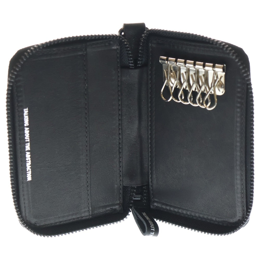 TALKING ABOUT THE ABSTRACTION(トーキング アバウト ザ アブストラクション) 24AW PRINT KEY CACE 転写 キーケース ブラック NPT-ACC-003