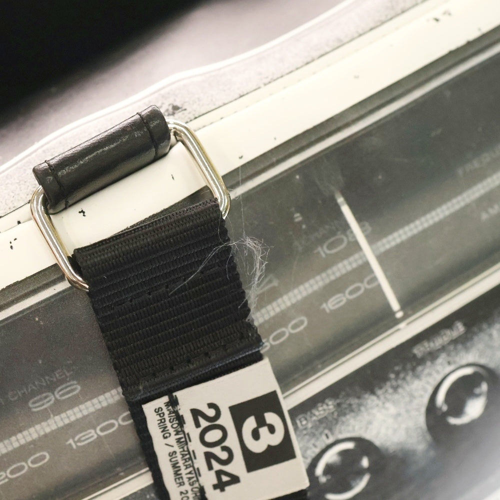 MAISON MIHARAYASUHIRO(メゾンミハラヤスヒロ) 24SS ×TALKING ABOUT THE ABSTRACTION Boombox Shoulder Bag ショルダーバッグ ブラック