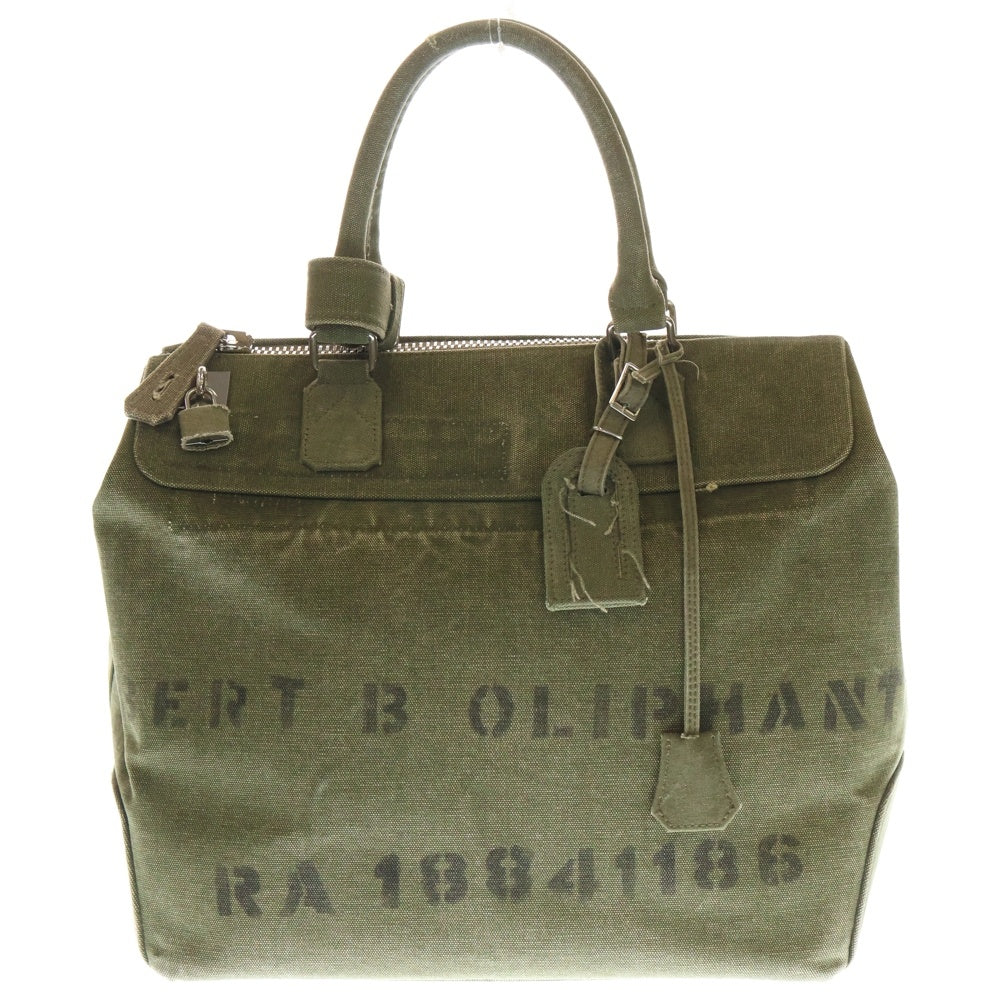 READY MADE(レディメイド) 2Way GYM BAG ステンシル ジムバッグ カーキ