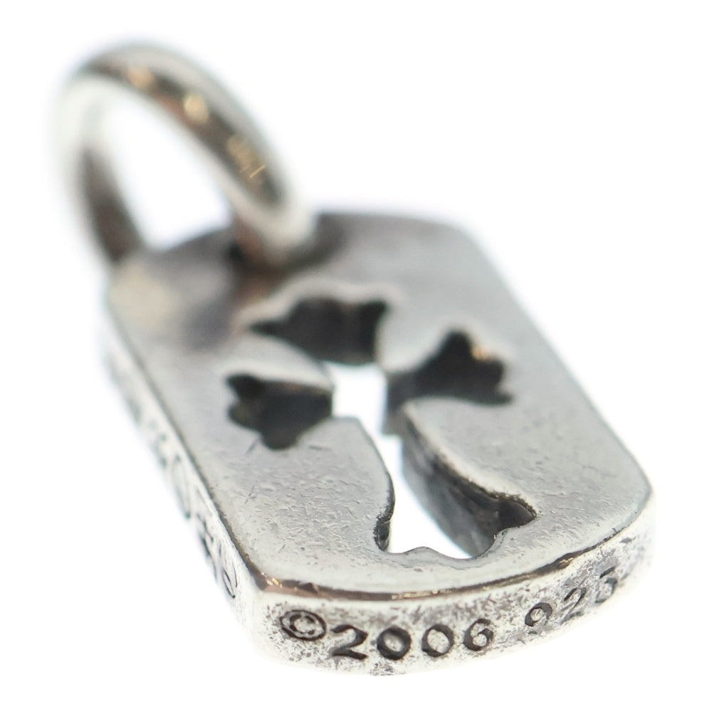 CHROME HEARTS(クロムハーツ) DT TNY CO CRS タイニーカットアウトクロスドッグタグ チャーム ペンダントトップ シルバー BCA252