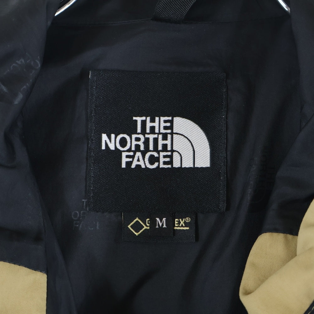 THE NORTH FACE(ザノースフェイス) MOUNTAIN LIGHT JACKET GORE-TEX ゴアテックス 胸ロゴデザイン フーデッド ジップアップ マウンテンライトジャケット ベージュ/ブラック NP11834